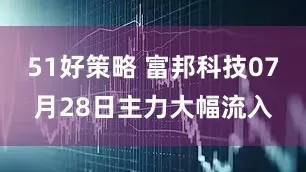 51好策略 富邦科技07月28日主力大幅流入